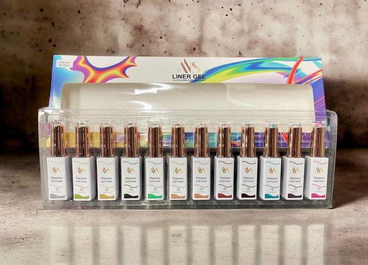 Liner Gel: Platinum (Set of 12 bottles)
